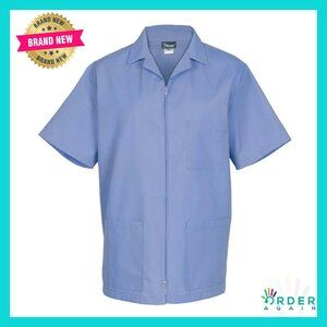 Unisex Zipper Smock Work Utility Outerwear Professional Durable Poly Cotton